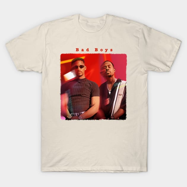 Bad Boys - Retro lights T-Shirt by PiedPiper